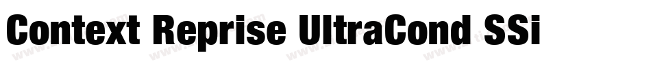 Context Reprise UltraCond SSi Normal字体转换